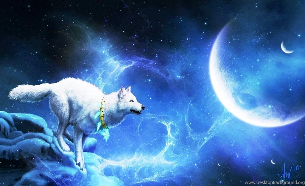 Gallery For Blue Moon Wolf Wallpapers