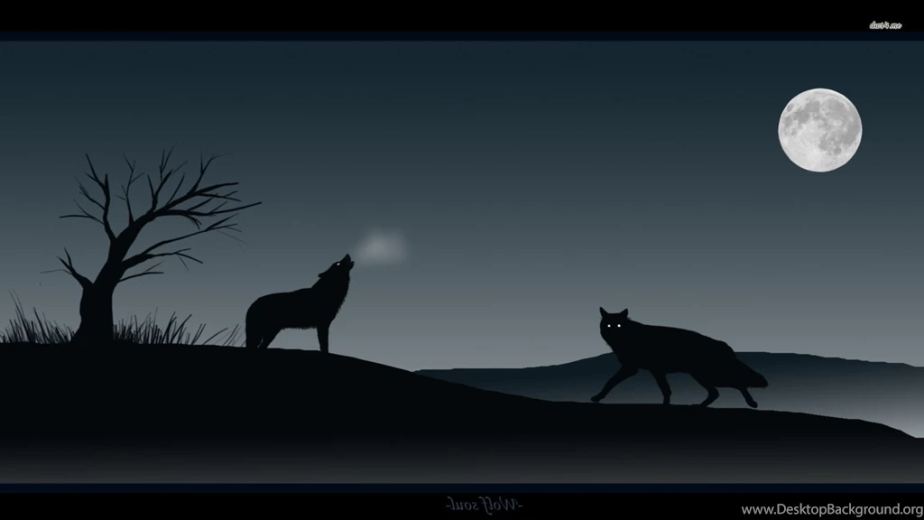 Howling Wolf Wallpapers Vector Wallpapers