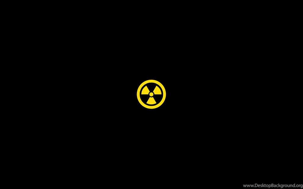Nuclear Symbol Minimalist Wallpapers