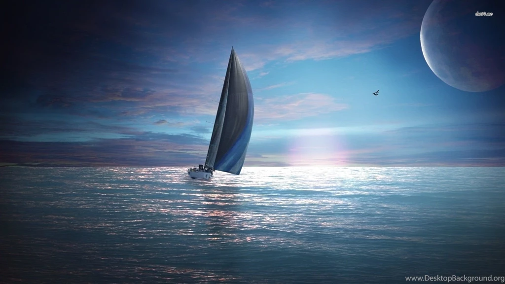 Sailing In The Dusk Wallpapers Fantasy Wallpapers