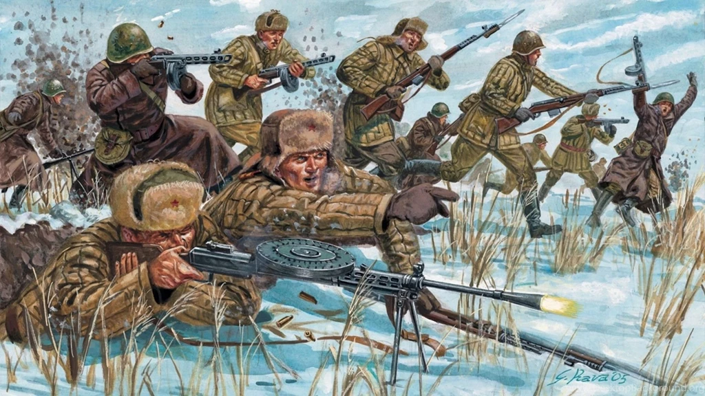 Russian Infantry Ww2 Wallpapers 1920x1080 743792
