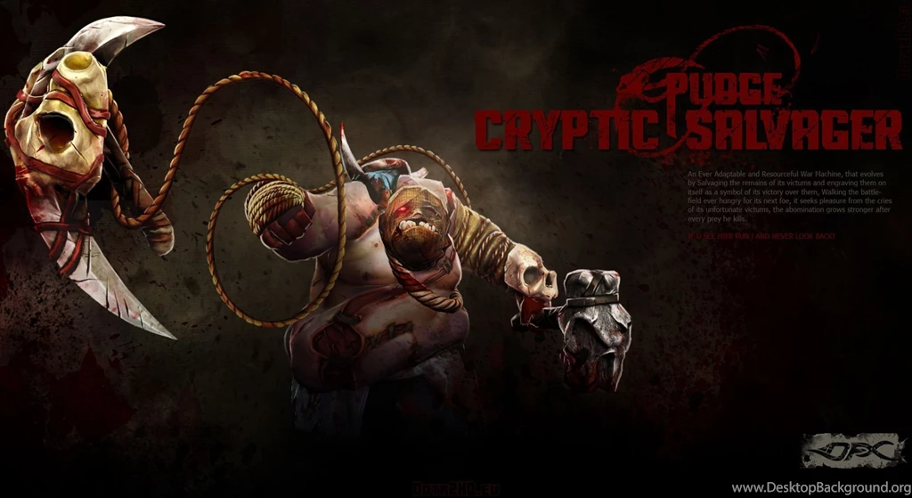 Pudge (Cryptic Salvager Set) DOTA 2 Wallpapers