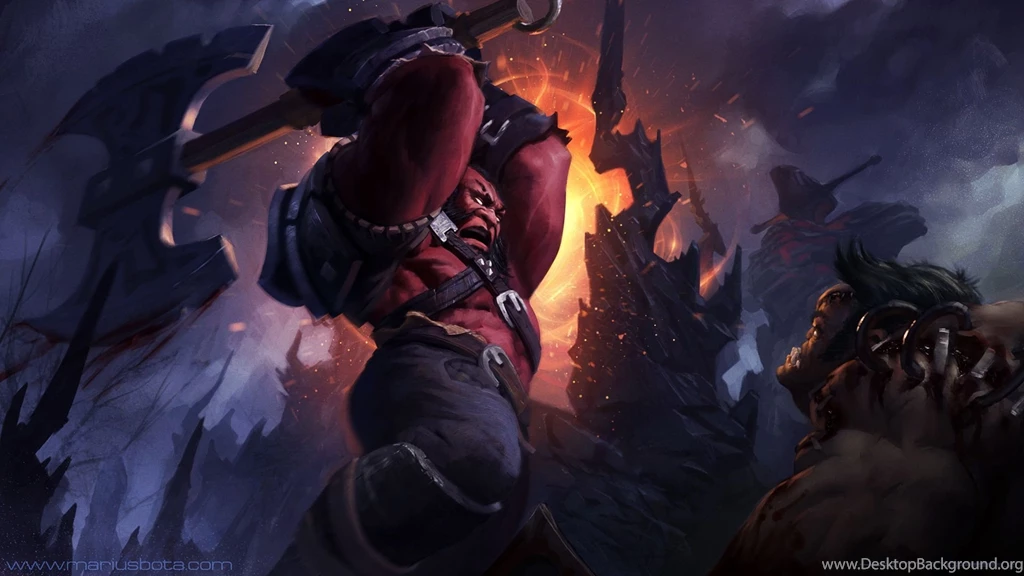 Axe Vs Pudge Wallpapers