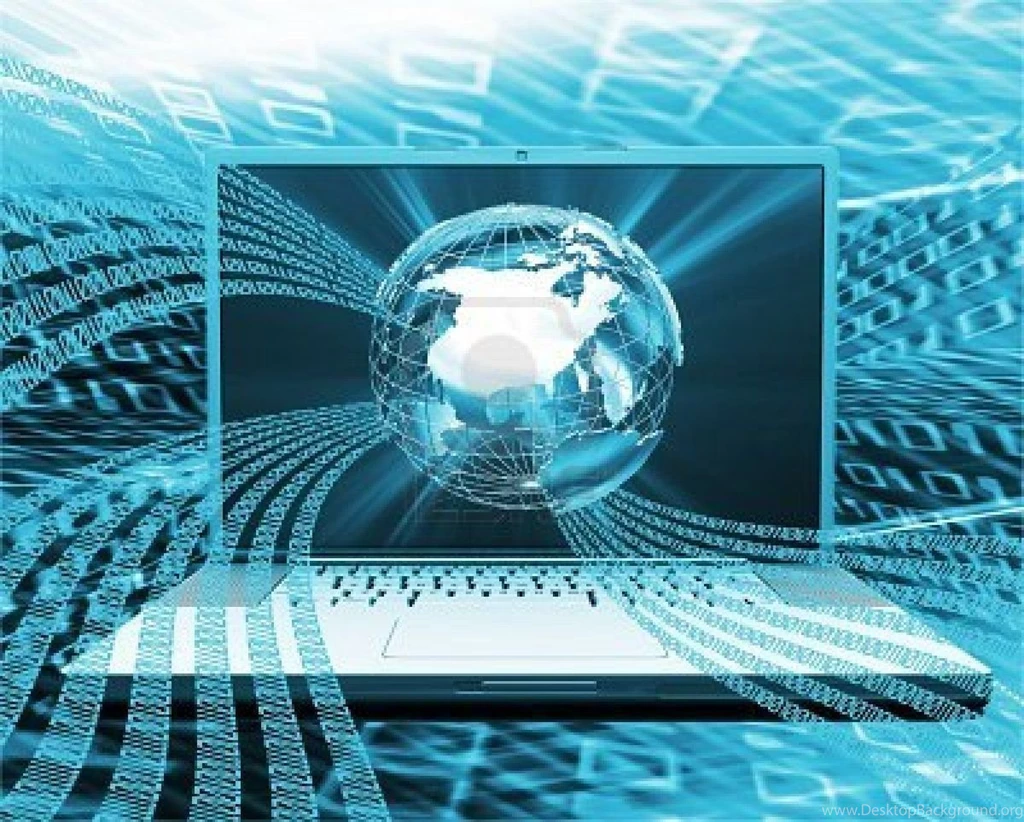 Globe Backgrounds With Binary Code Flowing From Computer Your HD ...