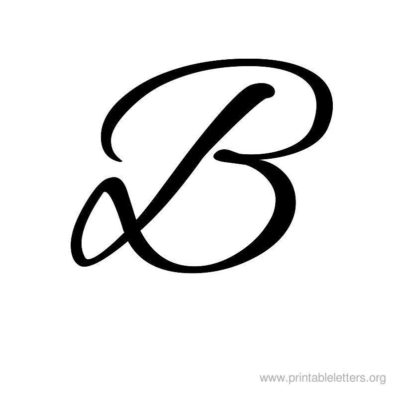 Printable Letters B