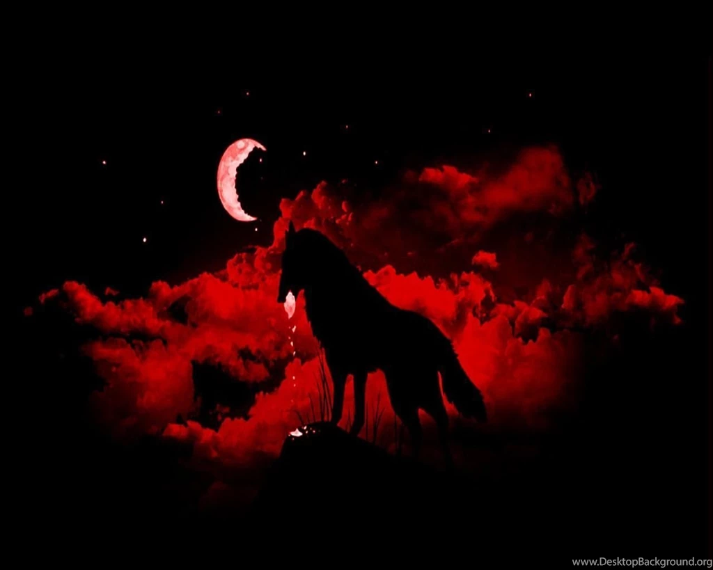 UNDER A RED MOON WALLPAPER   (