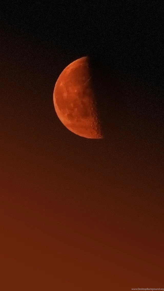 Red Moon iPhone 5 Wallpapers (640x1136)