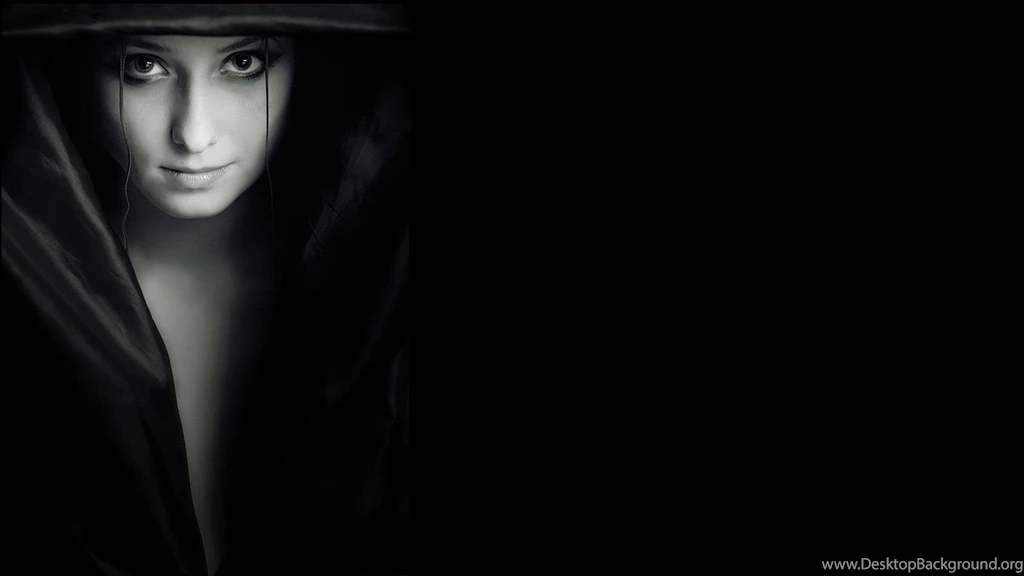 Girl Vampire Dark Black Backgrounds Shadow Mood Wallpapers ...