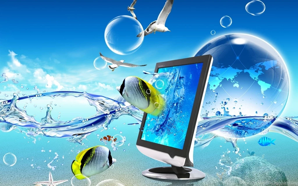 3D Computer Windows Wallpapers
