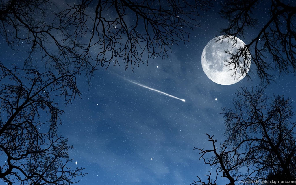 Gallery For Wallpapers With Stars And Moon