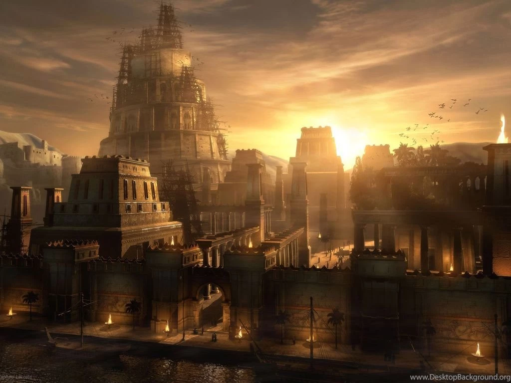 Fantasy Old City Landscape Wallpaper Images 87