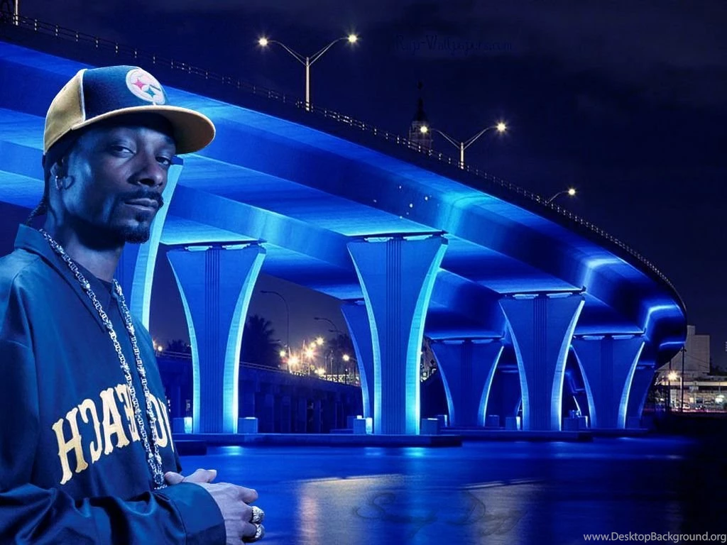 Rappers Wallpapers : Snoop Dogg 3d Blue Wallpapers   Urbannation