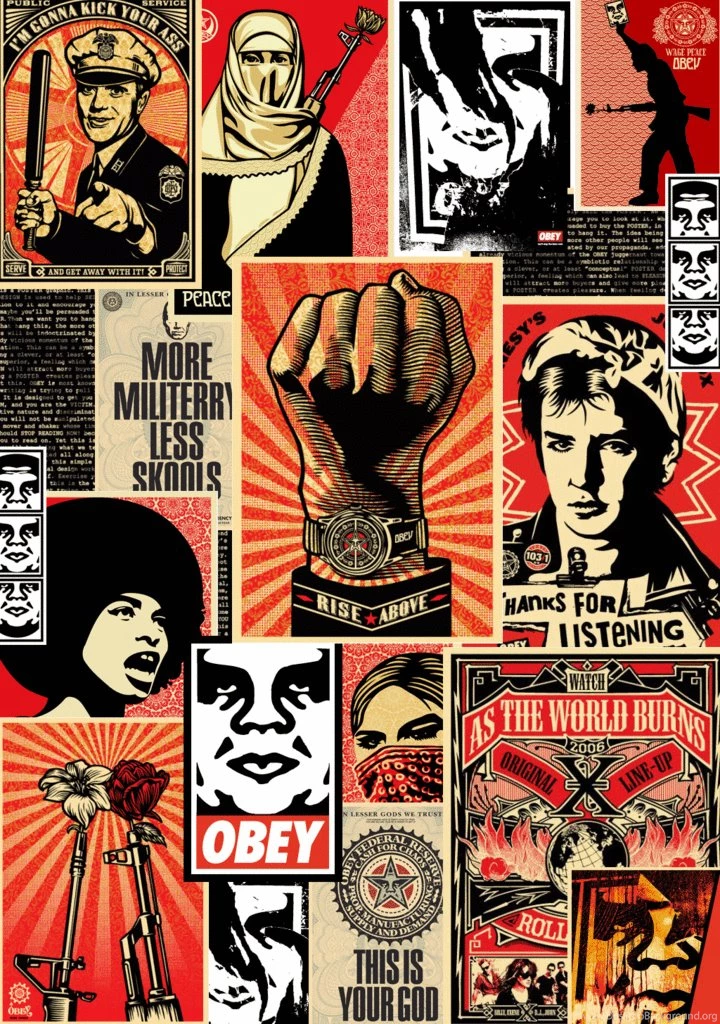 Shepard Fairey's Non Toxic Revolution (NTR) Posters Shepard Fairey ...