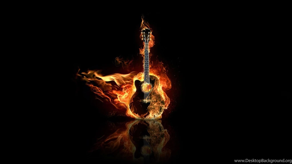 Flaming Guitar HD Wallpapers Free HD Wallpapers Download Flaming ...