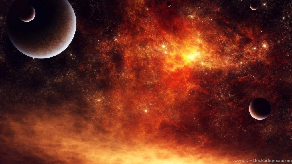 Flaming Universe Widescreen Wallpapers