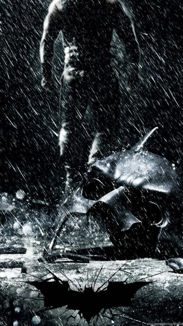 The Dark Knight Rises Broken Mask iPhone 5 Wallpapers