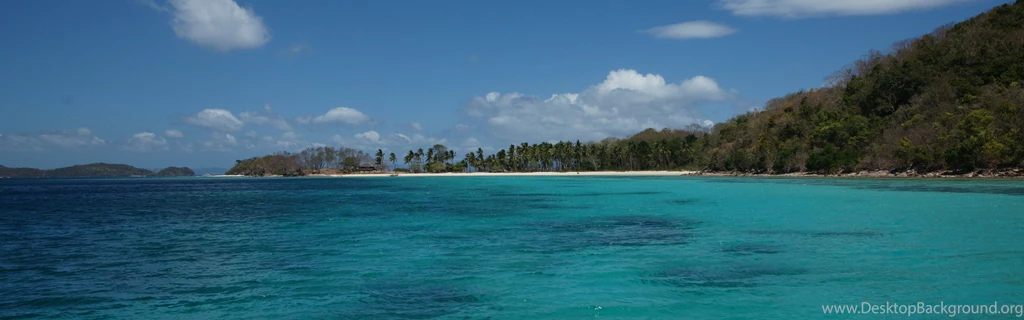 Island Beach   Dual Monitor Wallpapers