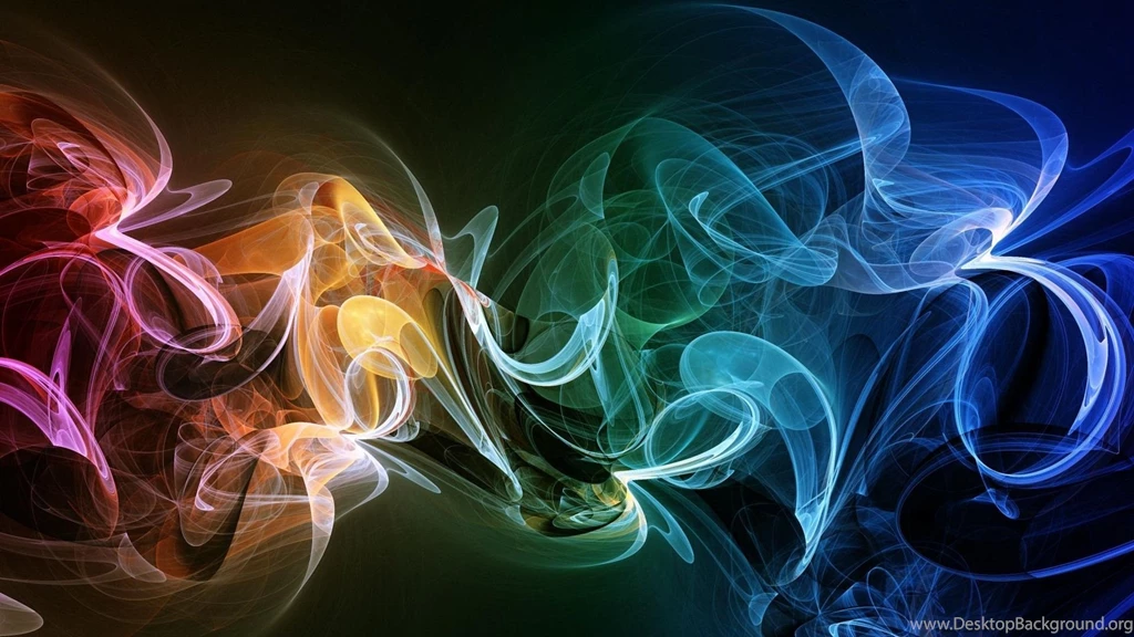Download Wallpapers 1920x1080 Smoke, Multicolored, Bright, Colorful ...
