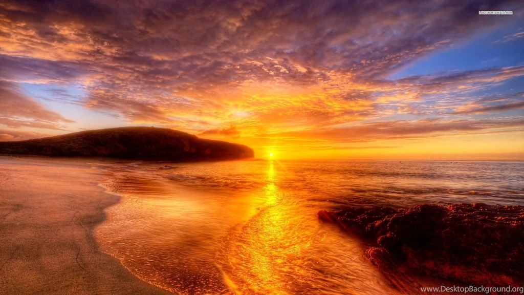 Shore At Sunrise Wallpapers