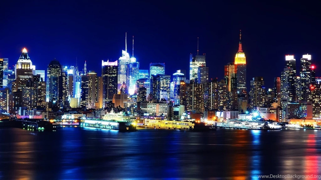 New York City At Night Wallpaper.