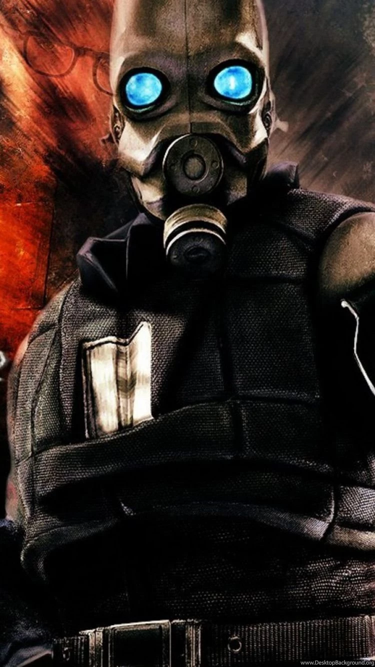 Download Wallpapers 750x1334 Half life 2, Guard, Mask, Look iPhone ...