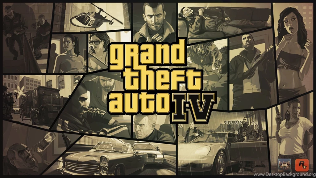 Grand Theft Auto IV Gold Logo Wallpapers By Eduard2009 On DeviantArt