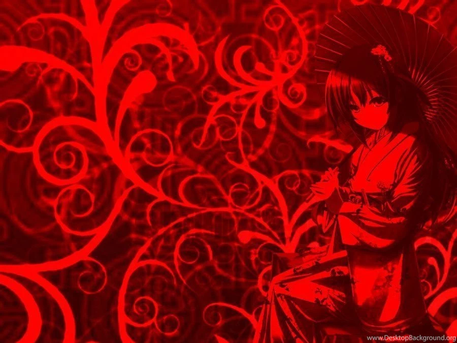 Clad In Red (anime Wallpaper) By Zombieusagi On DeviantArt