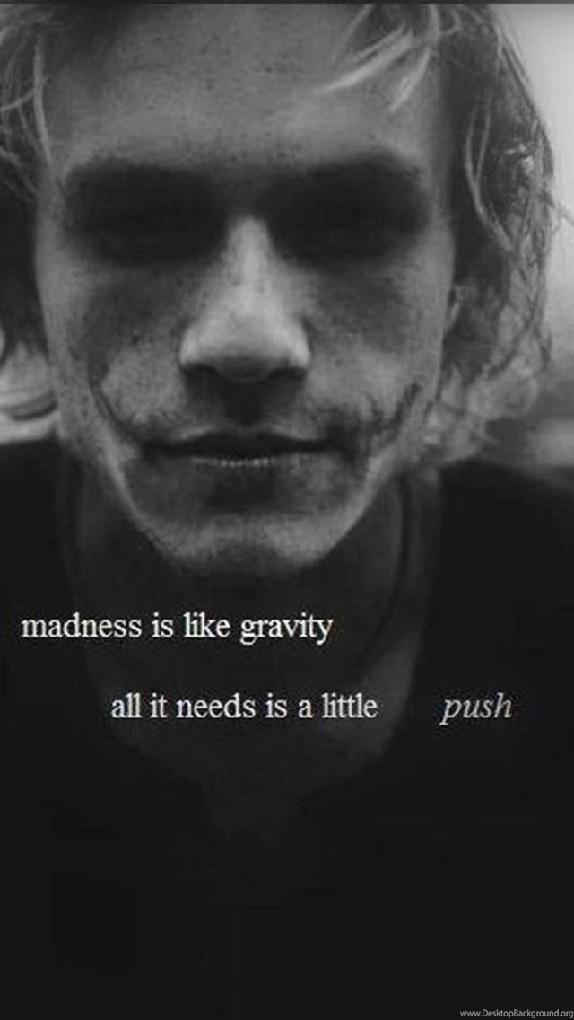 Joker Quote iPhone 5 Wallpapers