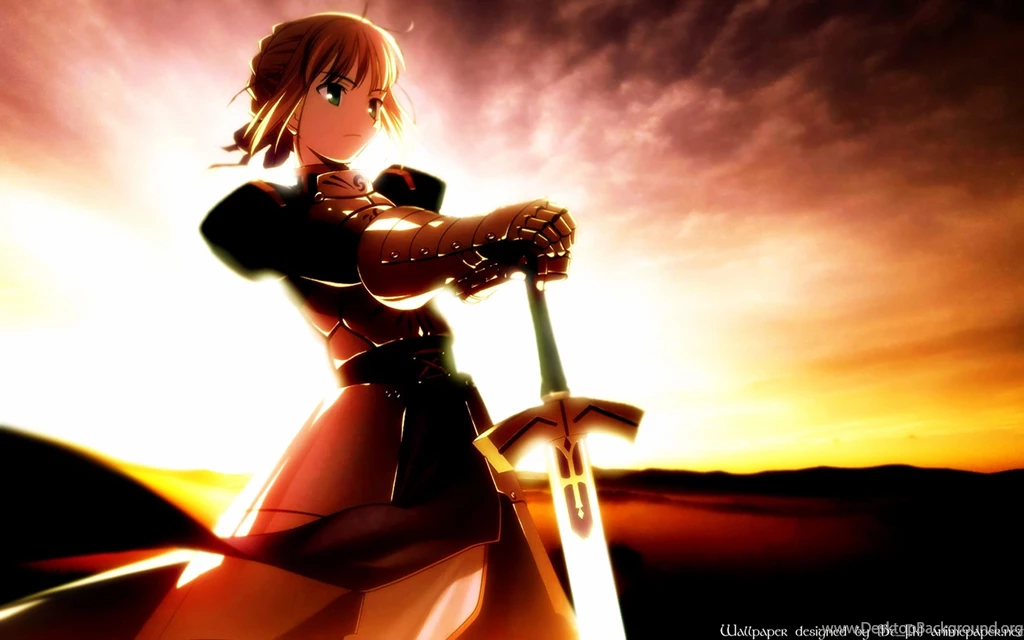 Download Fatestay Night Saber Fate Series Design Wallpapers