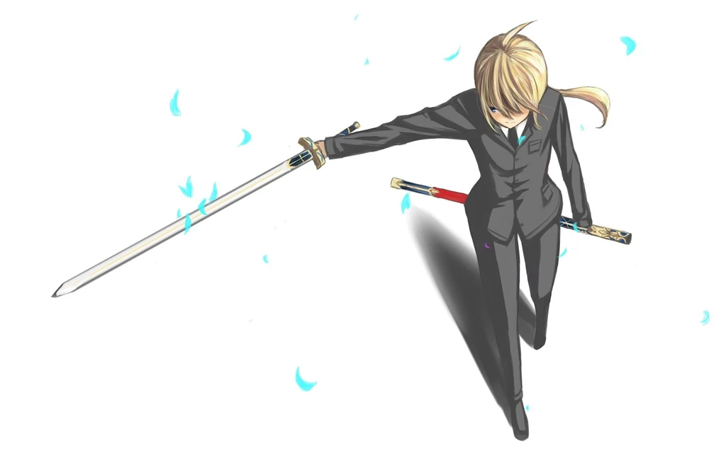 Wallpapers Fate Stay Night Male Saber Crunch Com 1920x1200 ...