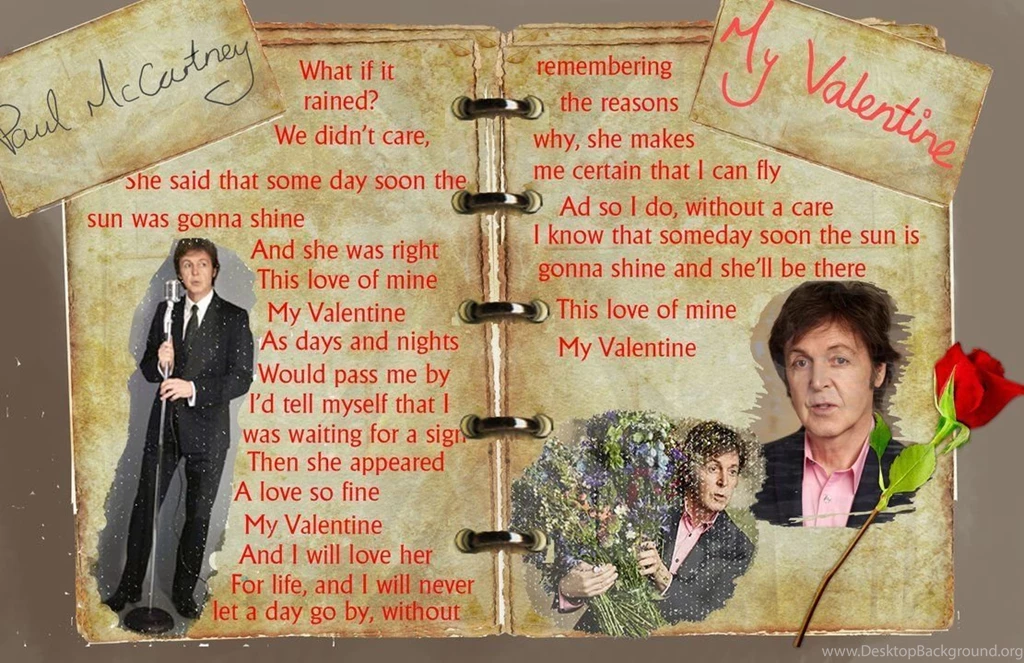 Paul McCartney My Valentine Wallpapers By SpiritualSketcher On ...