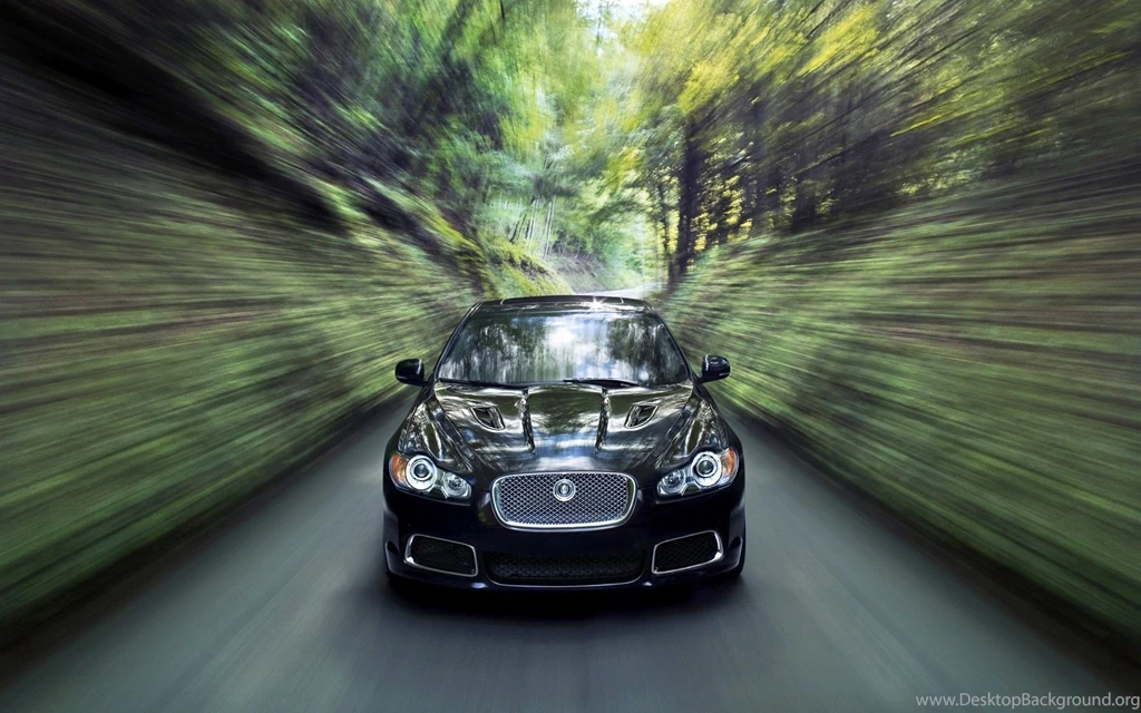Black Jaguar XF On Road Car Photo