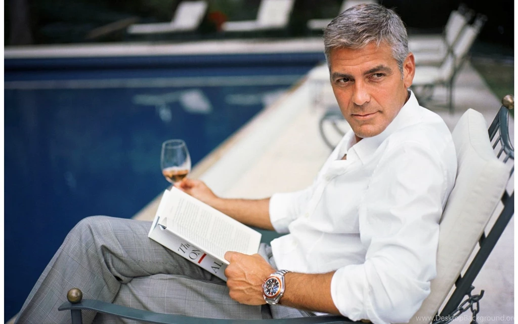 George Clooney Drinking Whisky Wallpapers 1920x1200 532272