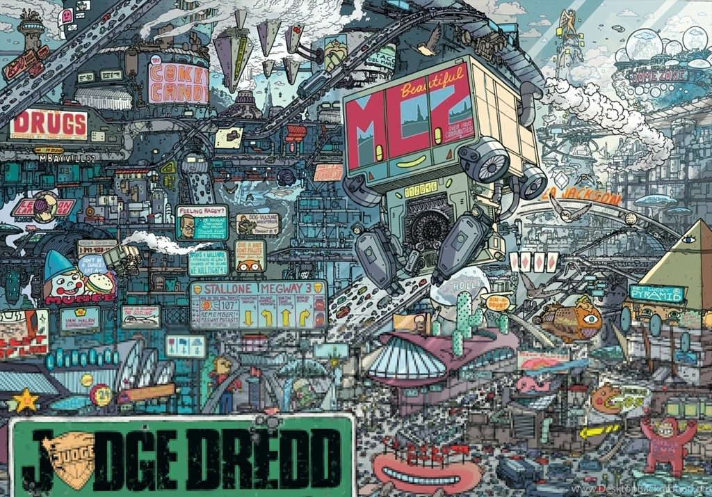 DREDD Sci fi Action Superhero Judge (16) Wallpapers