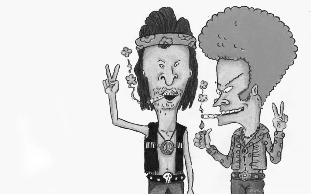 1280x800 Hippie, Beavis And Butt head, Beavis And Butthead ...