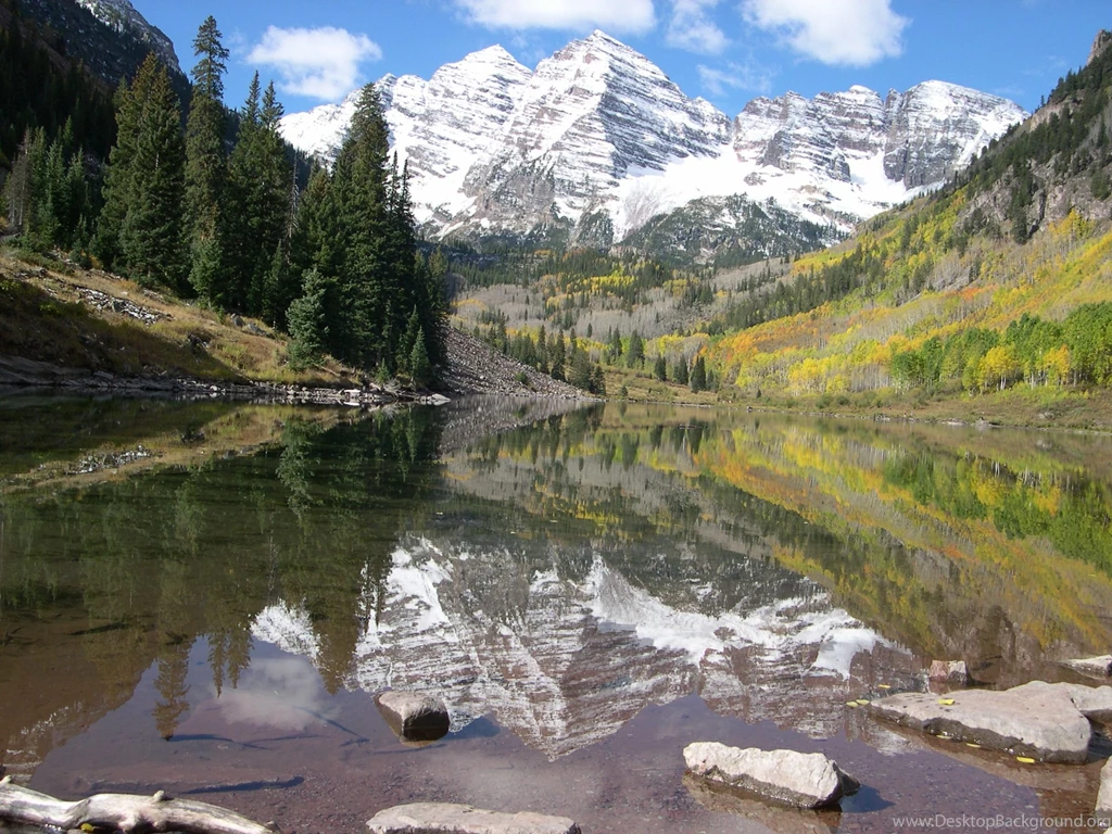Photograph Of The Maroon Bells Near Aspen Colorado By Jon Barnes