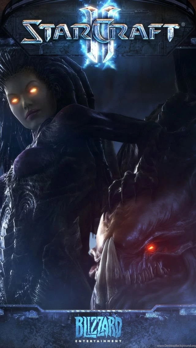 Sarah Kerrigan Starcraft 2 iPhone 5 Wallpapers