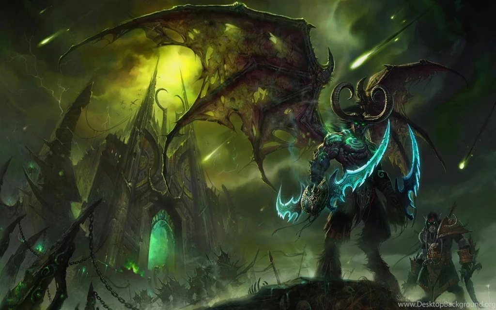 Download Wallpapers 1680x1050 Illidan Stormrage, Lord Of Outland ...