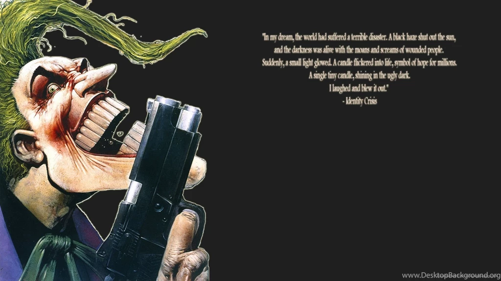 Laughing Joker With A Gun Wallpapers For iPhone 4