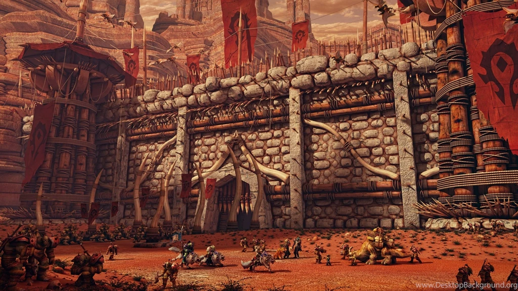 Download Wallpapers 3840x2160 World Of Warcraft, Horde, Orgrimmar ...