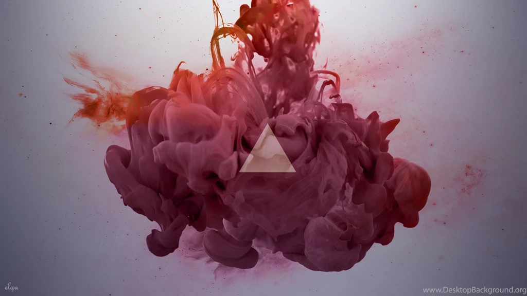 Abstract Smoke Geometry Ink Triangles Wallpapers
