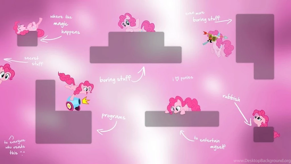 Pinkie Pie Guarding Your Icons (Wallpaper) By Prollgurke On DeviantArt