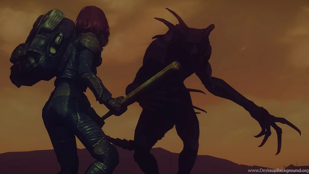 Download 1920x1080 Fallout 3 Melee Vs Deathclaw Wallpapers