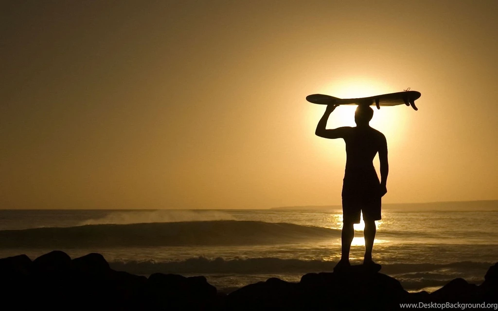 Surfing At Sunset 1920x1200 Wallpapers, 1920x1200 Wallpapers ...