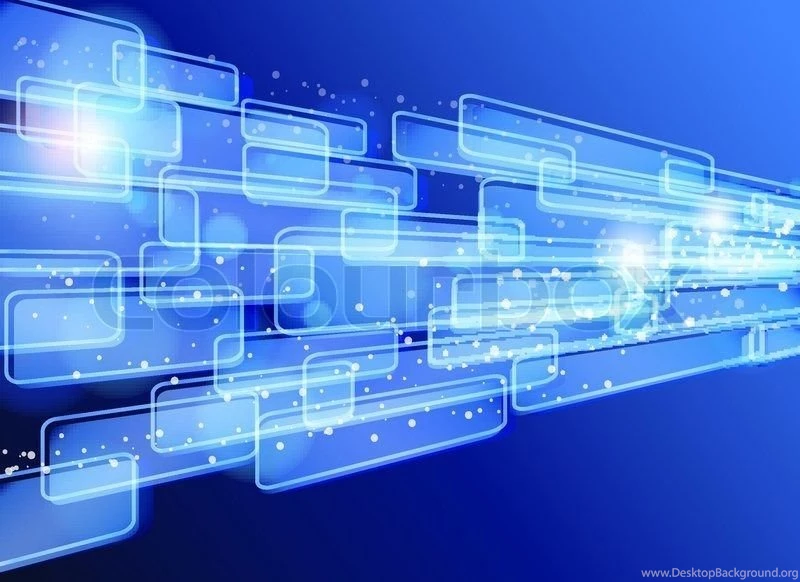 Abstract Blue Techno Backgrounds Card Design