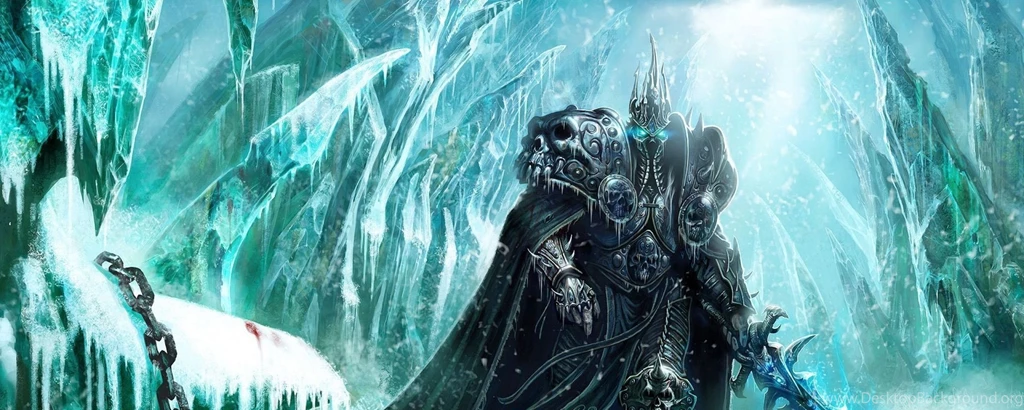 Download Wallpapers 2560x1024 World Of Warcraft, Lich King, Sword ...