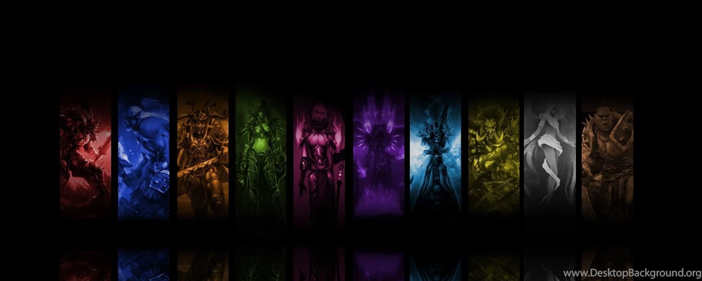 Download Wallpapers 2560x1024 World Of Warcraft, Priest Mage, Shots ...