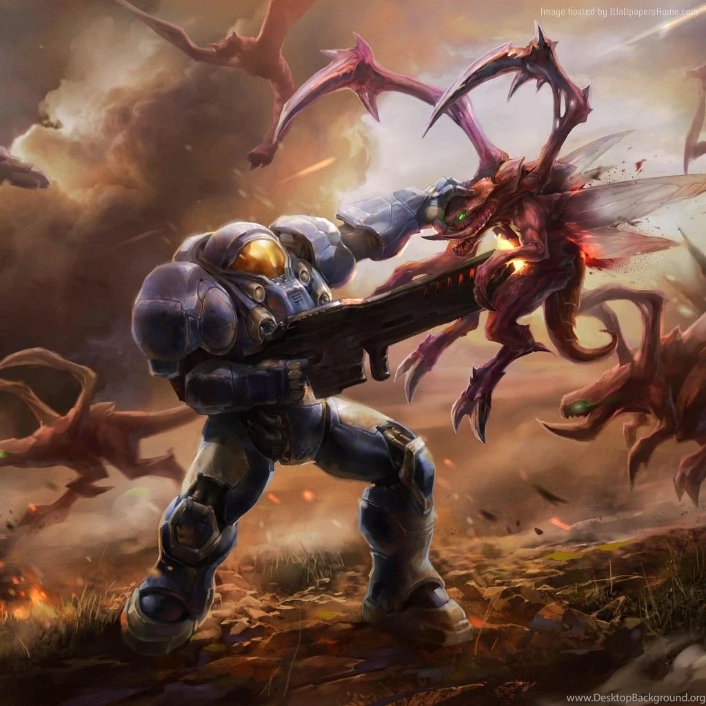 StarCraft 2 Wallpaper, Games: StarCraft 2, Games, Space, Fight ...