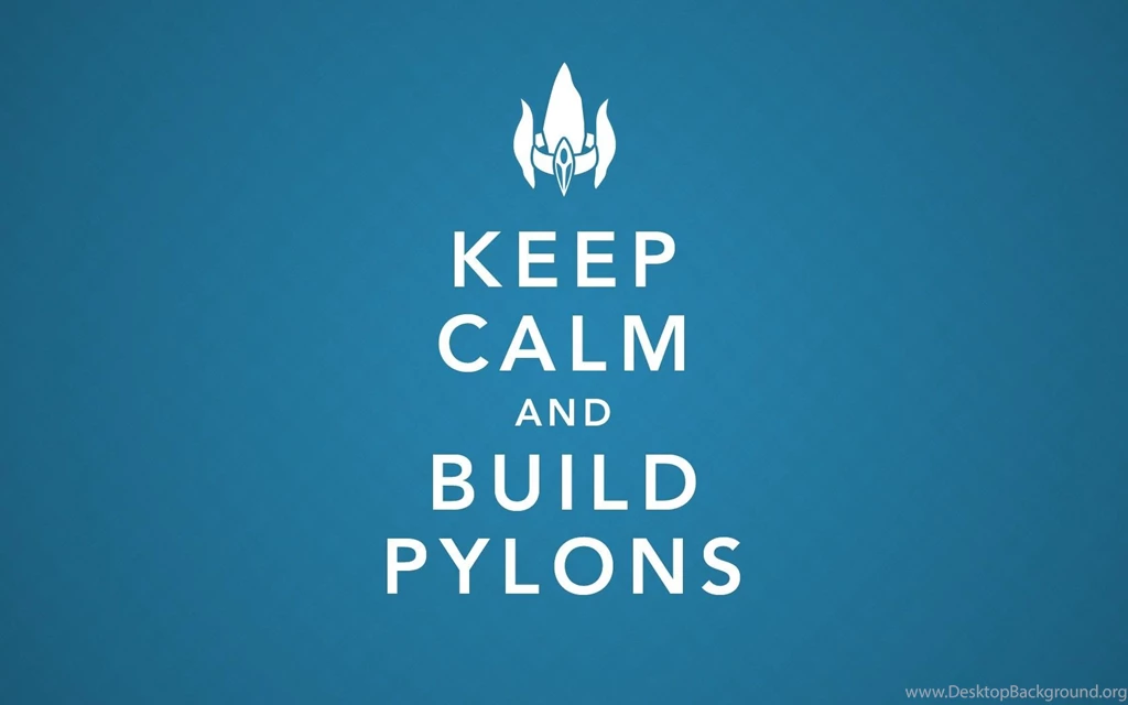 Keep Calm And Build Pylons Wallpapers