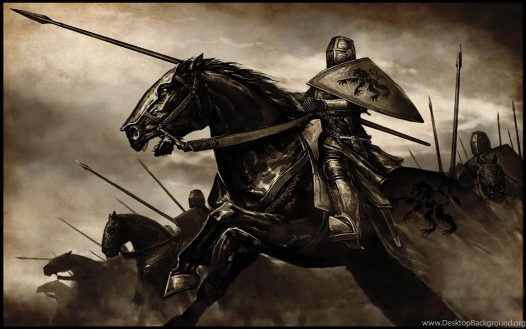 Knights, Horses, Artwork, Medieval, Swadia :: Wallpapers
